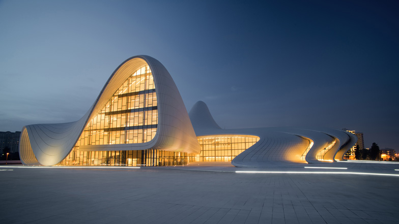 The Heydar Aliyev Center: fluidity of shapes and representation of the new Azerbaijan