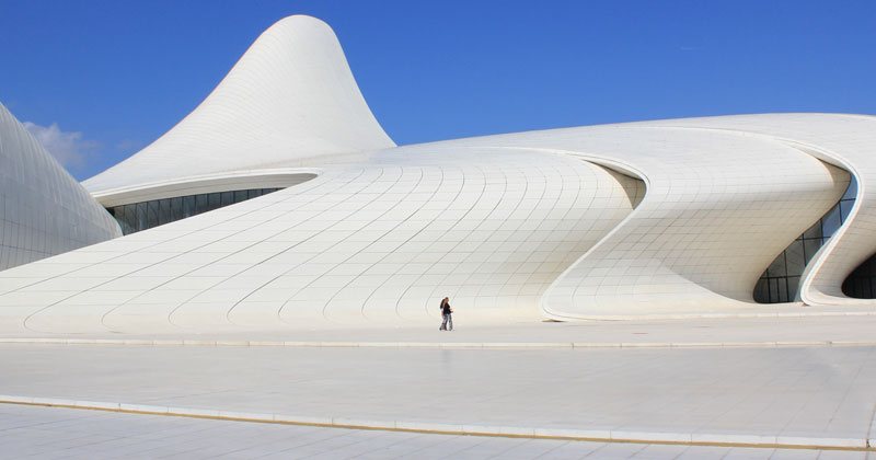 Architecture in Azerbaijan: The Heydar Aliyev Center by Zaha Hadid Architects